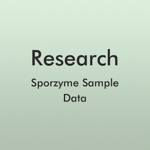 Research - Sporzyme Sample Data
